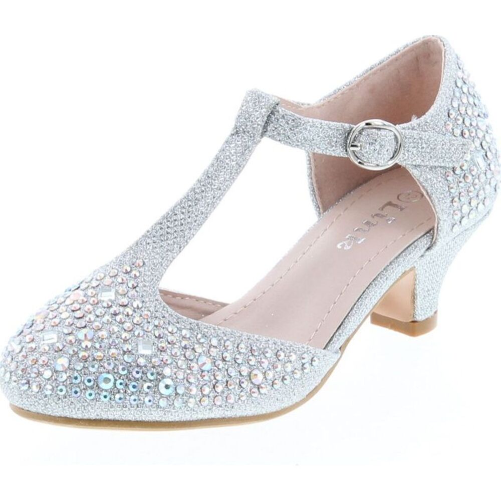 Link Jemma-12K Silver -12k ToddlerG pumps-shoes 9 NEW